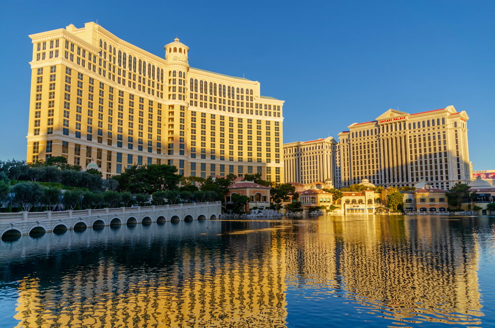 Bellagio Hotel and Casino Building in Las Vegas